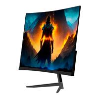 MONITOR GAMER BALAM RUSH ULTRA EART II MGX23C / 23.8 PUL / CURVO / 180 HZ / FULL HD / 1 MS / JOYSTICK DE NAVEGACION / HDMI, DP, USB C, AUDIO OUT, DC /  FLICKER FREE / FREE SYNC / NEGRO / BR-938327