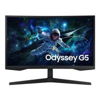 MONITOR LED SAMSUNG 27 PULGADAS /G5 G55C ODYSSEY/ QHD (2560 X 1440) / VA / WIDESCREEN /CURVO/ HDMI / DP / 165HZ / NEGRO.