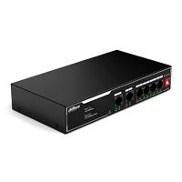 SWITCH/ DAHUA/ DH-SF1006LP/POE DE 6 PTOS FAST ETHERNET/ 4 PTOS POE 10/100/ 36 WATTS TOTALES/ 2 PTOS UPLINK RJ45 10/100/ POE WATCHDOG/ SOPORTA HASTA 250MTS SOBRE UTP CAT 6/ PROTECCION CONTRA DESCARGAS