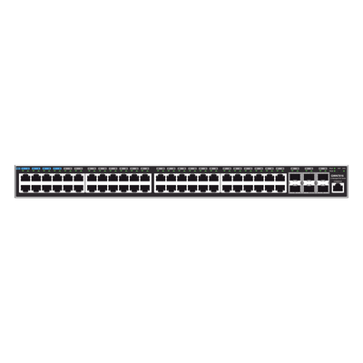 SWITCH GRANDSTREAM GWN7816 | CAPA 3 ADMINISTRABLE | 48 PUERTOS 10/100/1000 MBPS + 6 PUERTOS SFP+ DE 10 GIGABITS | COMPATIBLE CON GWN CLOUD.