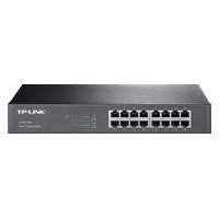 SWITCH | TP-LINK | TL-SG1016D | 16 PUERTOS | RJ45 GIGABIT 10/100/1000 MBPS | NO ADMINISTRABLE | PARA ESCRITORIO O RACK DE 13 PULGADAS