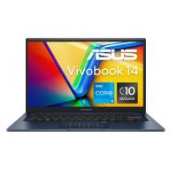 LAPTOP ASUS VIVOBOOK 14 F1404VA, CORE I5-1334U, 8GB, 512GB SSD, 14 PULGADAS WUXGA, WIN 11 PRO, COLOR QUIET BLUE, GRADO MILITAR, 1 AÑO DE GARANTIA