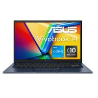 LAPTOP ASUS VIVOBOOK 14 F1404VA, CORE I5-1334U, 8GB, 512GB SSD, 14 PULGADAS WUXGA, WIN 11 PRO, COLOR QUIET BLUE, GRADO MILITAR, 1 AÑO DE GARANTIA