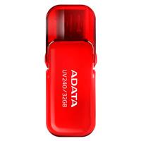 MEMORIA ADATA 32GB USB 2.0 UV240 ROJO (AUV240-32G-RRD)