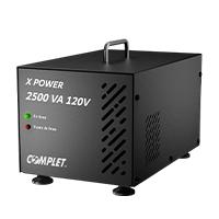 REGULADOR ELECTRONICO MARCA COMPLET MODELO X-POWER DE 2500VA/2500W A 120V
