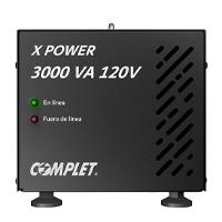 REGULADOR ELECTRONICO DE VOLTAJE COMPLET MODELO X-POWER DE 3000VA/3000W A 120V