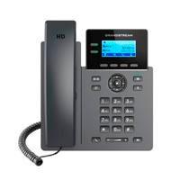 TELFONO IP GRANDSTREAM GRP2602W, 4 CUENTAS SIP 2 LINEAS WIFI  P. LCD 2 PUERTOS 10/100 SOPORTA (EHS)  INCLUYE ELIMINADOR DE CORRIENTE (NO POE)