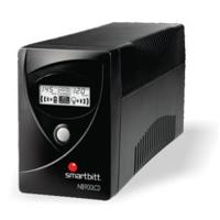 NO-BREAK INTERACTIVO  SMARTBITT  SBNB900LCD   900VA/450W, CLAVIJA NEMA 5-15P, 6 CONTACTOS TIPO NEMA 5-15R CON RESPALDO DE BATERIAS, REGULACION Y SUPRESION DE PICOS,  PUERTO USB Y LCD