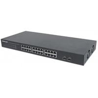SWITCH,INTELLINET,561044, GB 24 PTOS 19 2 SFP