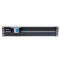 BARRA PDU,INTELLINET,714075, 15 CONT. GAB/RACK 19, 2U, CONTRA CORTO CIRCUITO