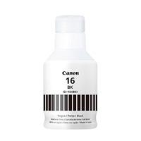 BOTELLA DE TINTA CANON GI-16 BK NEGRA, RENDIMIENTO 9000 PAGINAS