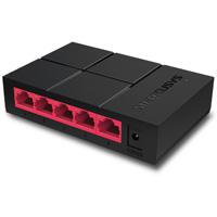 SWITCH | MERCUSYS|  MS105G |5 PUERTOS RJ45 GIGABIT 10/100/1000 MBPS | NO ADMINISTRABLE | PARA ESCRITORIO