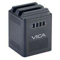 REGULADOR DE VOLTAJE VICA CONNECT 800 800 VA / 400 W 4 TOMAS NEMA 5-15R Y CENTRO DE CARGA CON 4 PUERTOS USB