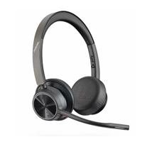 DIADEMA HP POLY 76U49AA VOYAGER 4320 UC/ INALAMBRICA BLUETOOTH BINAURAL DONGLE USB-A ALCANCE DE 50M HASTA 24 H DE CONVERSACION CONEXION HASTA 2 DISPOSITIVOS SIN BASE DE CARGA