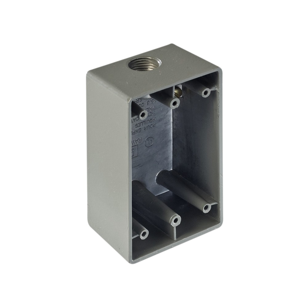 Caja Condulet FS de 1/2\" ( 12.7 mm) con una boca a prueba de intemperie RR0505