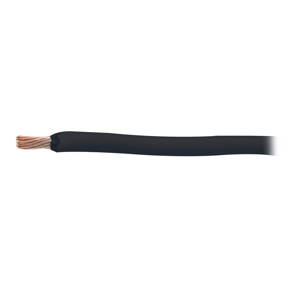 Cable Eléctrico de Cobre Recubierto THW-LS Calibre 14 AWG 19 Hilos Color negro (100 metros) SLY312BLK100