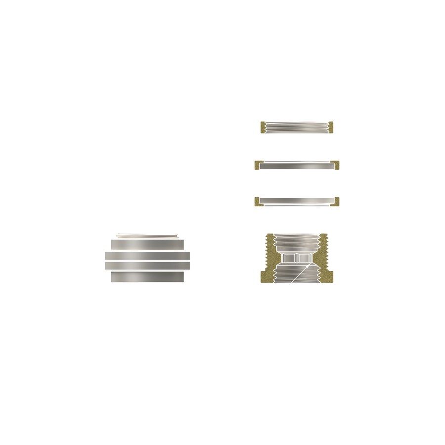 THERMAL GRIZZLY DELTAMATE CONECTOR PASAMUROS NÍQUEL MATE
