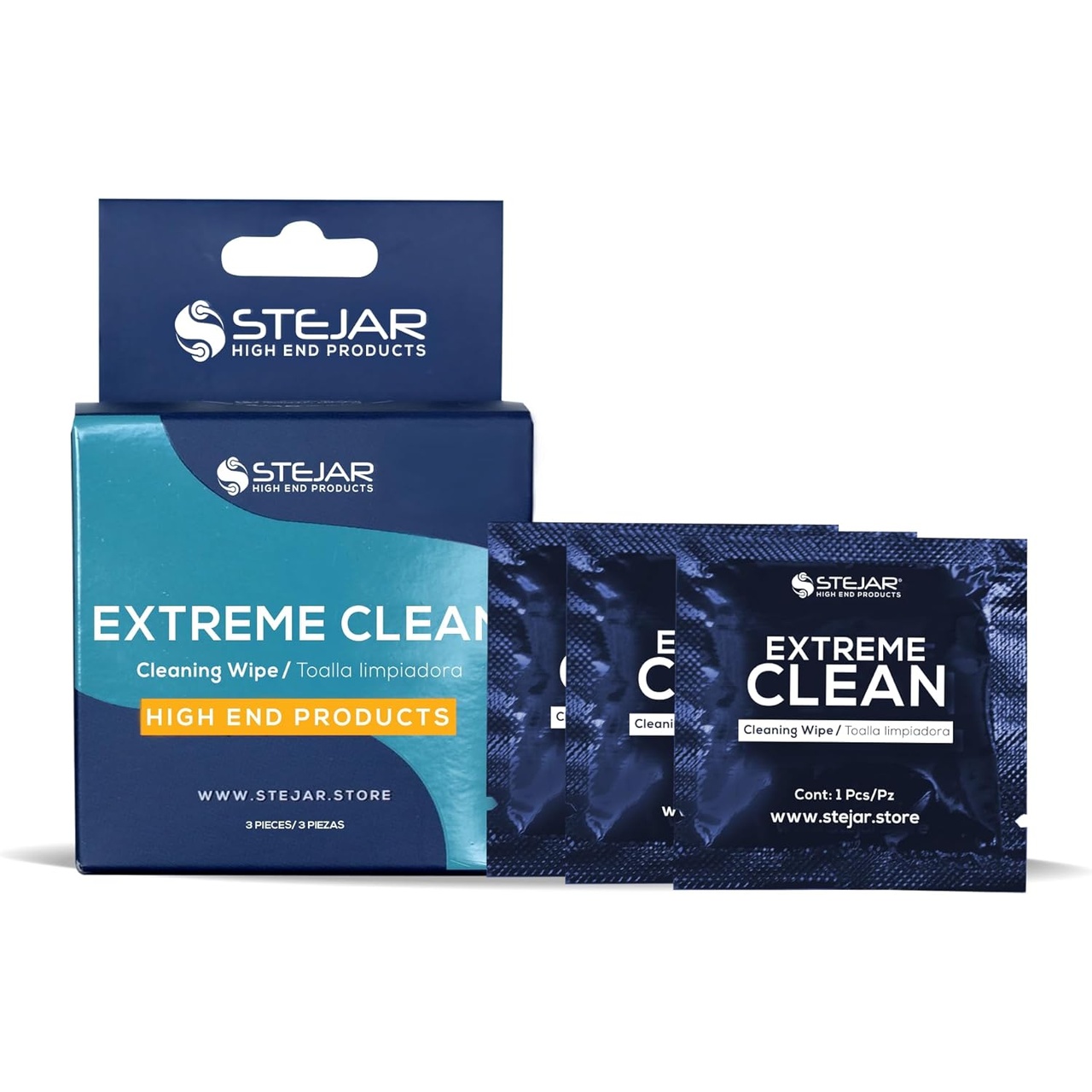 CAJA TOALLAS HUMEDA EXTREME CLEAN 20 PIEZAS DE ALCOHOL ISPROPÍLICO PARA LIMPIEZA DE PASTA TERMICA