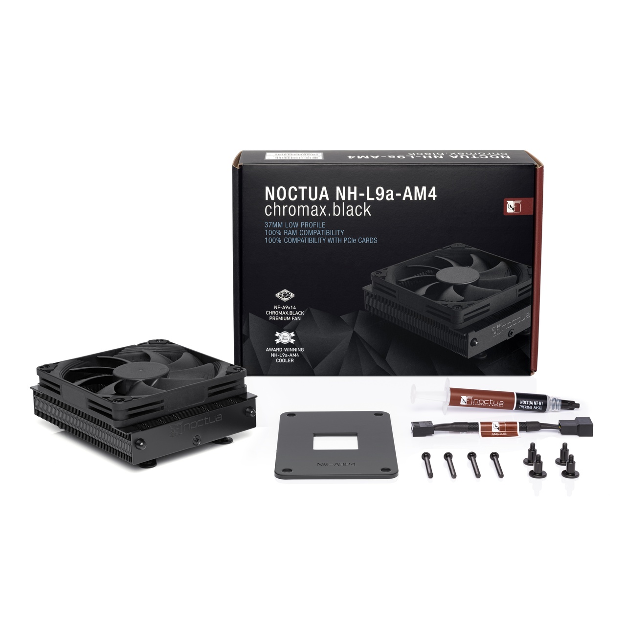 NOCTUA DISIPADOR DE AIRE NH-L9A-AM4 CHROMAX.BLACK