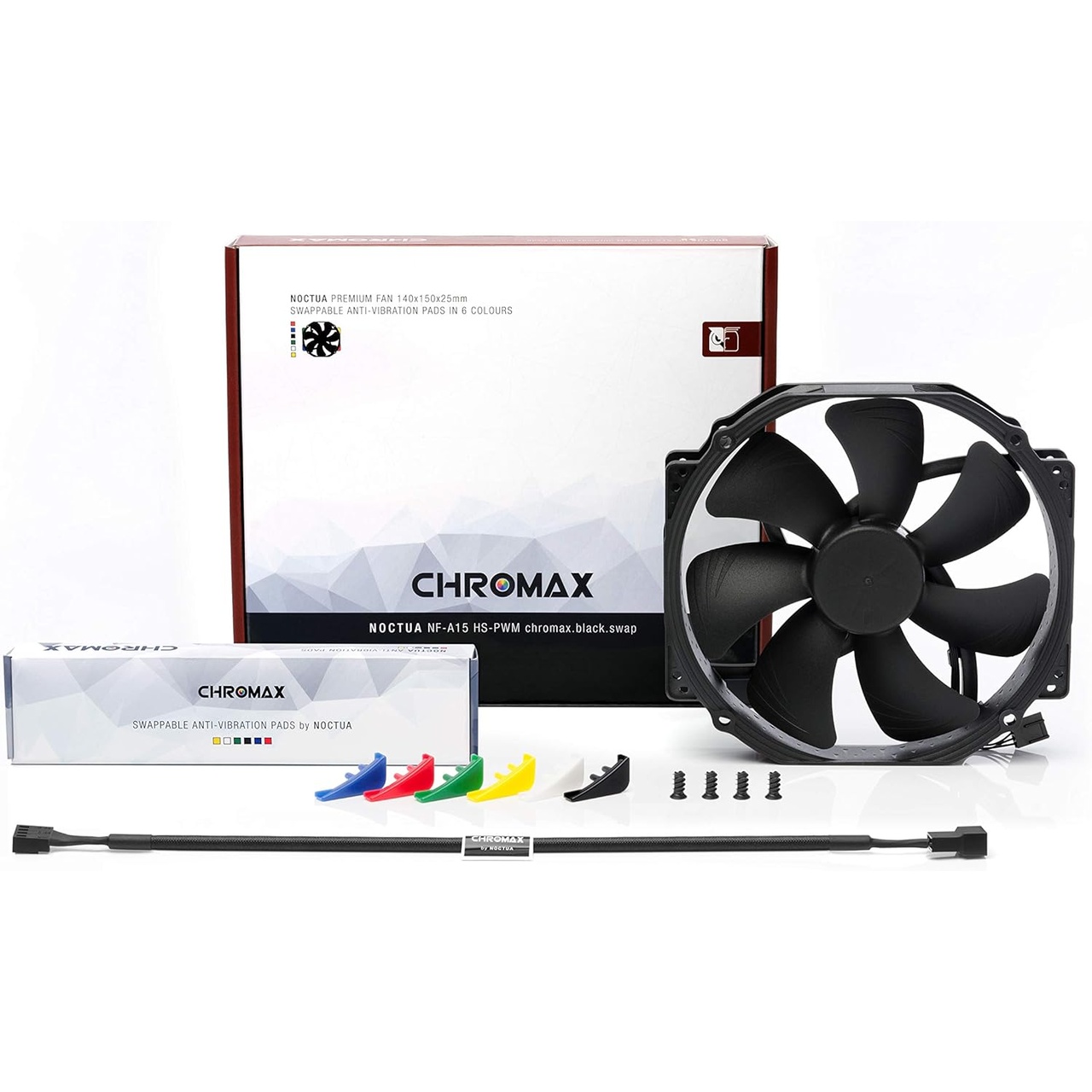 NOCTUA VENTILADOR NF- A15 HS-PWM CHROMAX.BLACK.SWAP