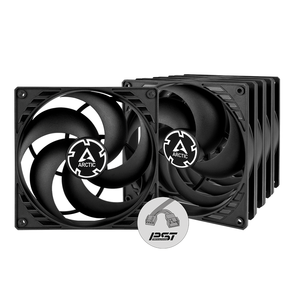 ARCTIC VENTILADOR P14 PWM PST A-RGB (BLACK)