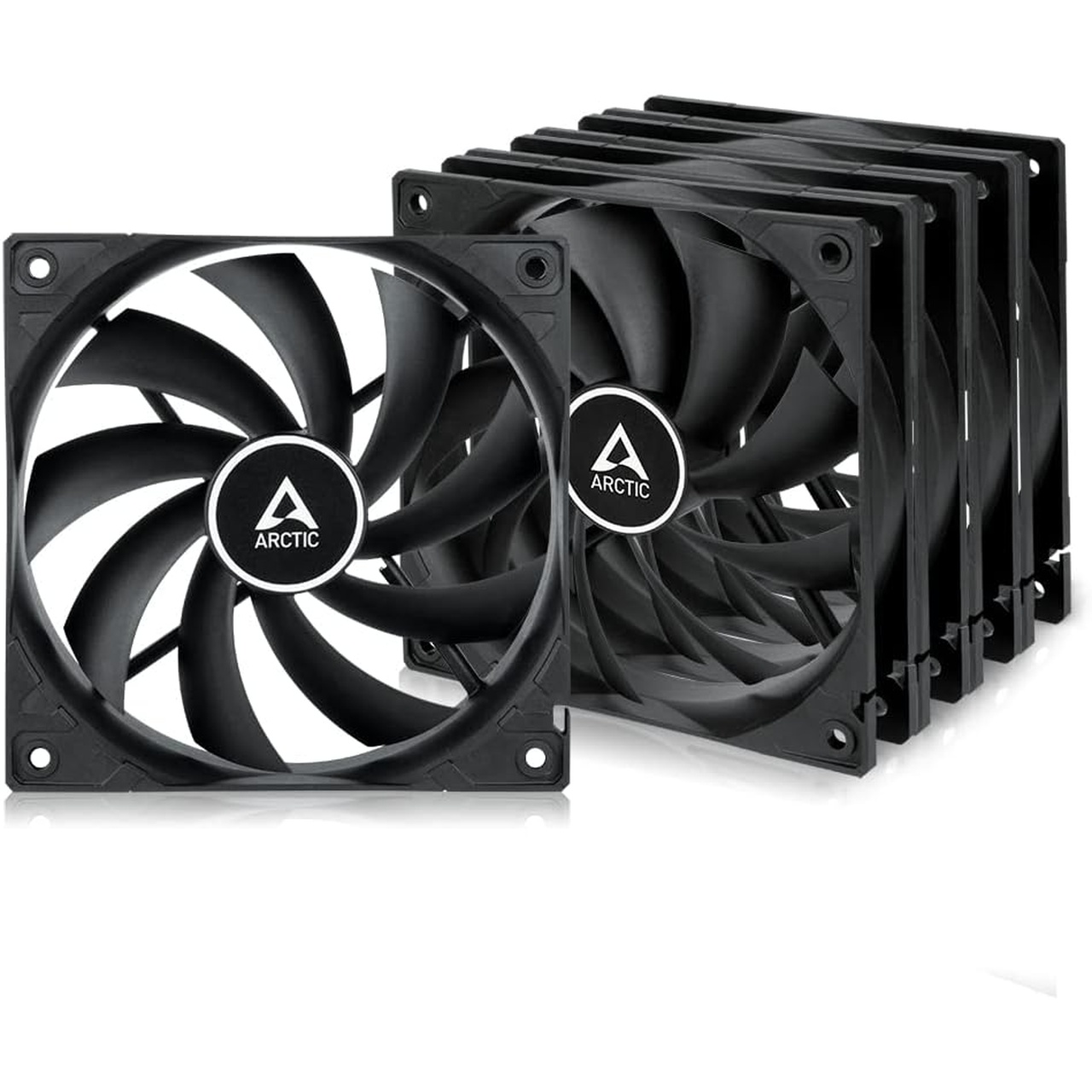 ARCTIC VENTILADOR F12 (Black) - 5 Pack