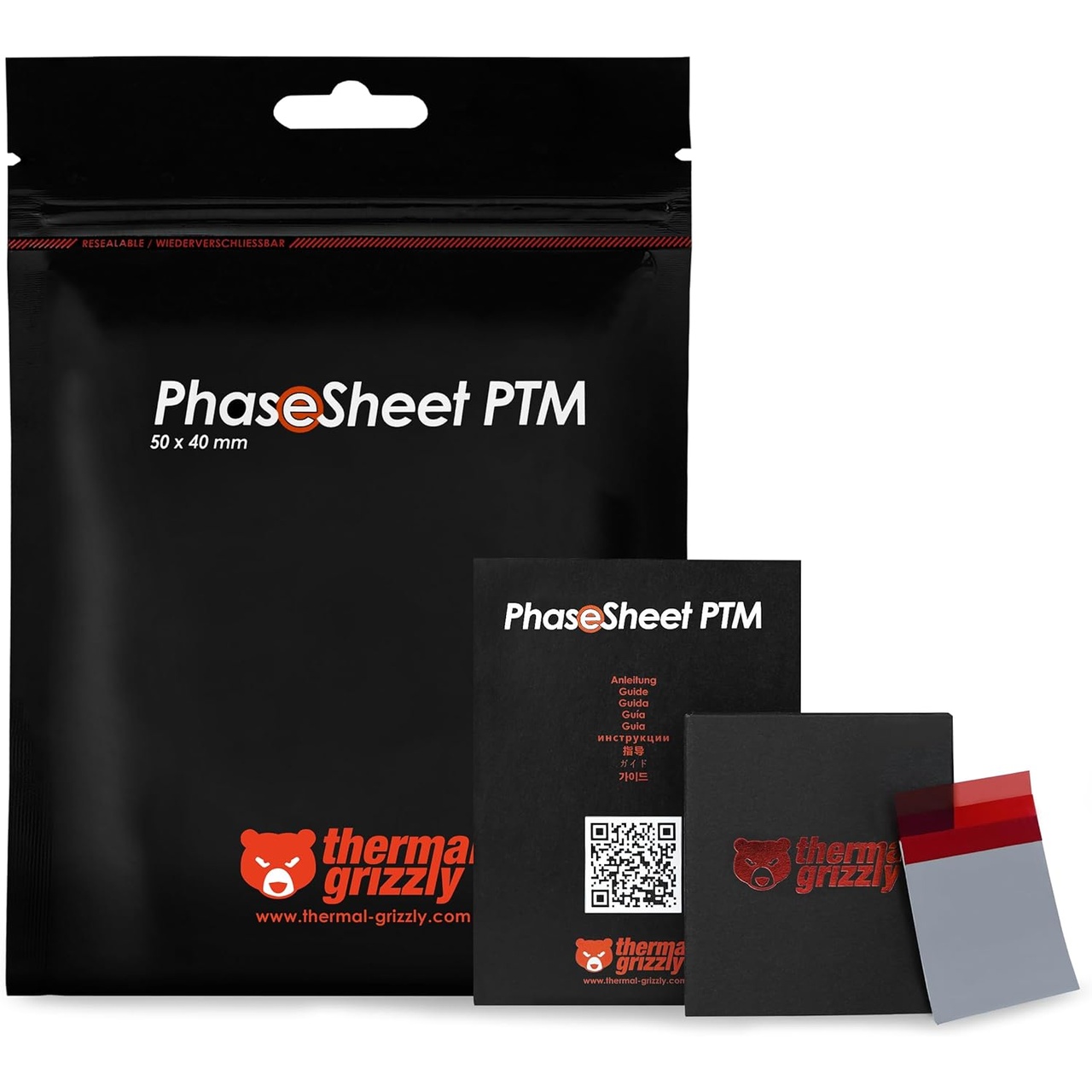 THERMAL GRIZZLY PHASESHEET PTM 50X40 MM HS