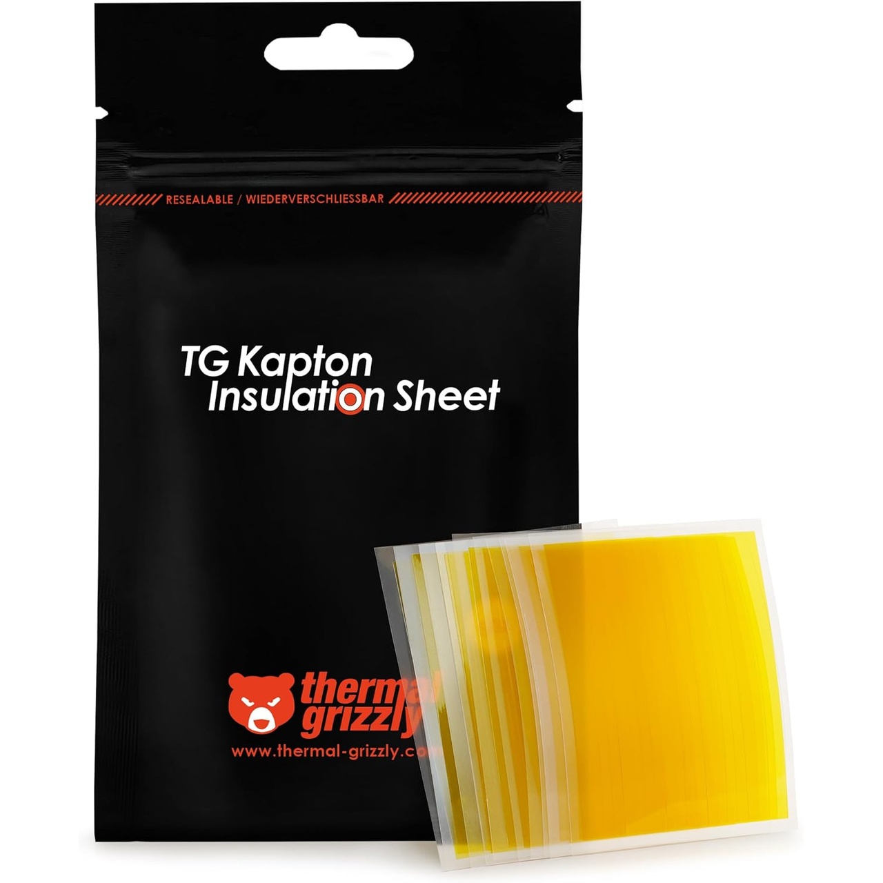 THERMAL GRIZZLY  KAPTON INSULATION SHEET 