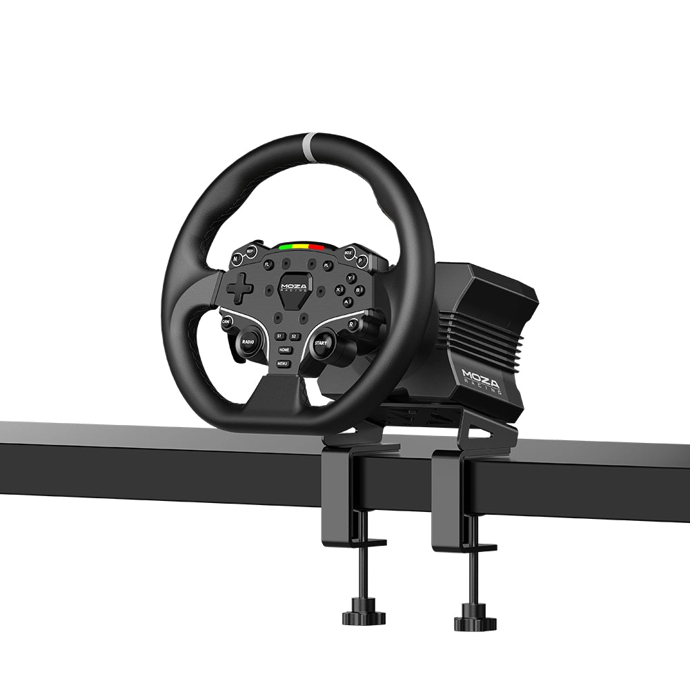 MOZA R5 Racing Bundle con Volante Direct Drive y Pedales — Licenciado para Xbox y Compatible con PC