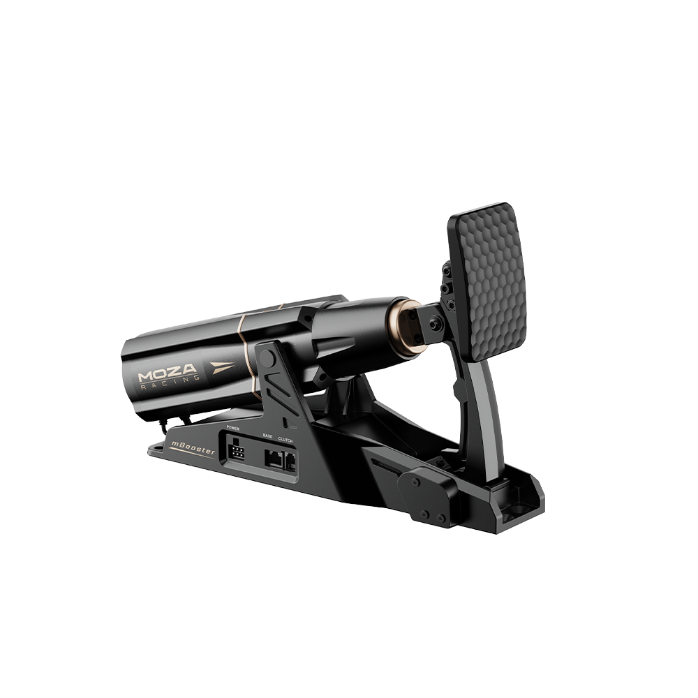 MOZA mBooster Active Pedal — Pedal Activo con Feedback Dinámico, Precisión Extrema y Configuración Inteligente